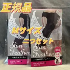 Slim Feather スリムフェザー 二の腕着圧インナー Mサイズ 2点t