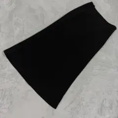 【良品】自由区 ブラック フレアスカート 38 上品 きれいめのサムネイル