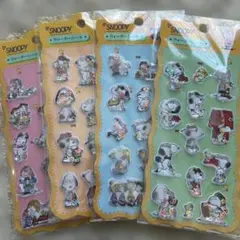 SNOOPY ウォーターシール 4パックセット