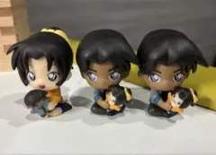 名探偵コナン ぎゅーこっと　ガチャガチャ 服部平次　遠山和葉　3点セット