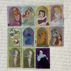 ディズニー ウエハース カード 11枚