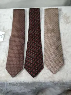 【最高級】ブランドネクタイ 3本セット セリーヌ ジバンシィ コムサデモード