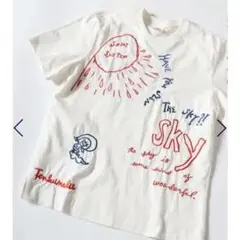 TIGRE BROCANTE 　SKY刺繍半袖Tシャツのサムネイル