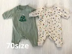 UNIQLOロンパース　2セット