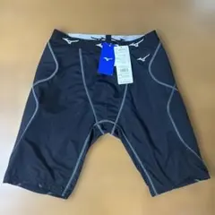 新品タグ付き ミズノ スラパン 黒 L