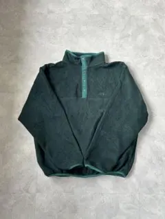 LLBean フリースジャケット　スナップT エルエルビーン　80s グリーン