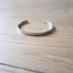 美品　【金属アレルギー対応】ハワイアンジュエリー バングル サージカルステンレス