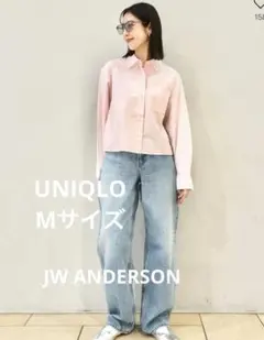 美品☆UNIQLO JWANDERSON オックスフォードストライプシャツ