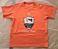 【値下げ】卓球　半袖Tシャツ　オレンジ色　Mサイズ　トップおとめ名古屋　中古