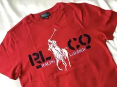 Ralph Lauren ラルフローレン◆Tシャツ レッド 150cm