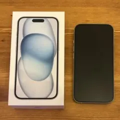 【極美品】バッテリー86% iPhone 15 128 GB 箱付き ムスビー｜【バッテリー86%】iPhone 15 128GB ブラック SIM