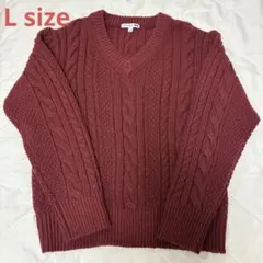 ケーブル ニット