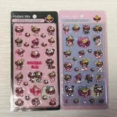 ヒスミニ 立体シール 2枚セット♪ぷっくりシール 3Dシール ヒステリックミニ