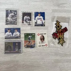 topps now 大谷翔平・山本由伸カード他・合計7枚　& アイロンワッペン