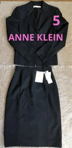 ANNE KLEIN ブラックスカートスーツ
