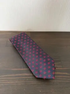 グッチ　ネクタイ　ネイビー　レッドのサムネイル