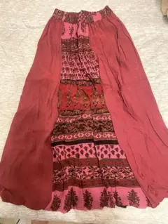 エスニック ロングスカート ペイズリー柄 アジアン