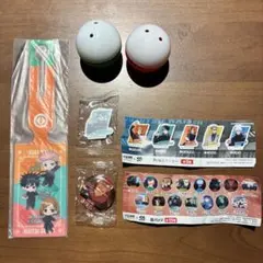 呪術廻戦　くら寿司コラボ　ラゲージタグ　缶バッジ　アクリルステッカー　セット