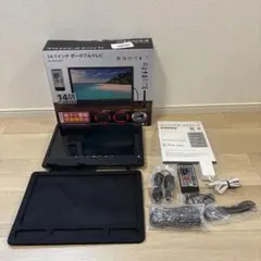 OVER TIME 14.1インチ ポータブルテレビ OT-PT141AK - メルカリ