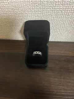 【ヴィンテージ】チェーンモチーフ シルバーリング 11号