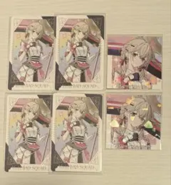 プロセカ 小豆沢こはね 感謝祭 グリーティングカード ステッカー セット