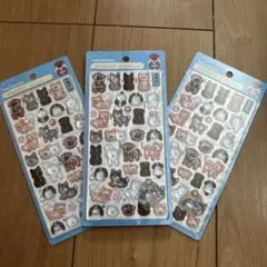 ボンボンドロップシール　和柄　新作　日本犬　柴犬　正規品　3枚
