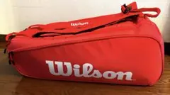 Wilson ラケットバッグ レッド　9本のサムネイル
