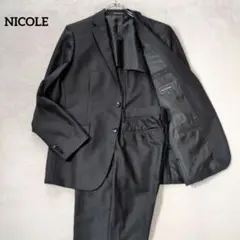 ニコルセレクション 大きいサイズ スーツ セットアップ シャドーストライプのサムネイル