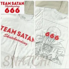 新品！チームサタン TEAM SATAN 666 ミスターサタン Tシャツ M白