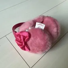 ディズニーミニー耳あて イヤマフピンクリボンパール