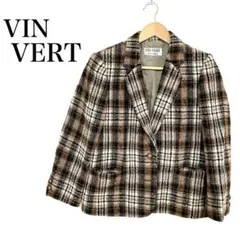VIN VERT レディース L グレージュ ジャケット 美品 春のサムネイル