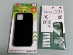 iPhone 12 mini ガラスフィルム スマホケースセット