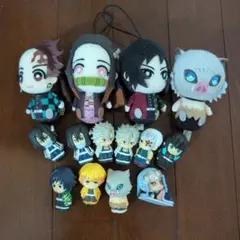 【鬼滅の刃】ぬいぐるみとソフビフィギュア