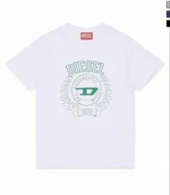 DIESEL ホワイト ロゴ Tシャツ