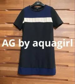 AG by aquagirl 半袖チュニック 黒紺ベージュ エージーアクアガールのサムネイル