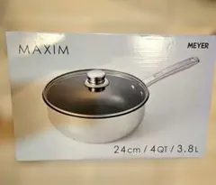 MEYER MAXIM 蓋付ディープパン 24cm　マイヤー　フライパン　新品のサムネイル