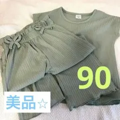 美品☆ SHEIN セットアップ　90サイズ　半袖　上下セットのサムネイル