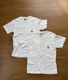 【2点セット】ユニクロUT　半袖Tシャツ　ディズニーミッキー　ペアコーデ