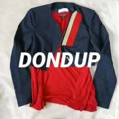 だ*ば様 DONDUP ネイビー クロップド デニム ジャケット
