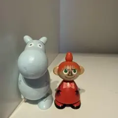 ムーミン ミー 木製置物 (キズ多数あり)のサムネイル