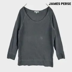JAMES PERSE USA製 カットソー グレー　トップス　8部袖
