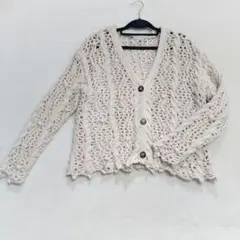 ケーブルニット 厚手