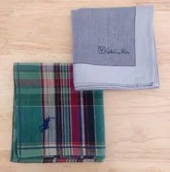 【メンズハンカチ】ラルフ&バレンチノ