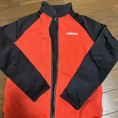 adidasジャージ赤黒