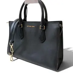 【23年購入品 】美品 マイケルコース 2way ハンドバッグ ショルダー 黒