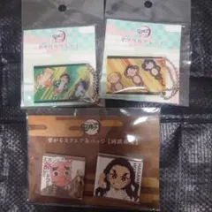 鬼滅の刃　アクリルプレート　缶バッジ