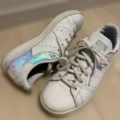 アディダス スタンスミス H05849 ホワイト ホログラムレインボー　23.5