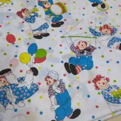 ラガディアン＆アンディ ビンテージ生地　サーカス柄　カントリー