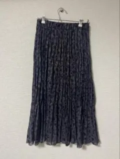 【THE SHOP TK】黒系プリーツスカート Sサイズ