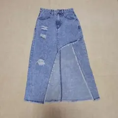 CECIL McBEE デニムロングスカート